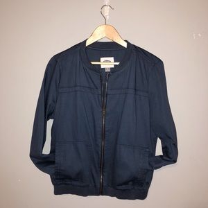 Old Navy Linen Bomber Jacket